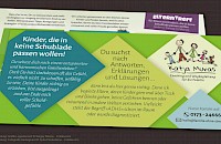 Flyer und Visitenkarte für eine stressfreies Familienleben - Logo und Farbkonzept inklusive